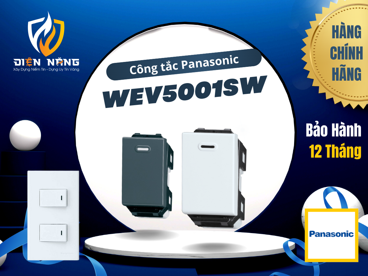 Công tắc 1 chiều Panasonic - WEV5001SW