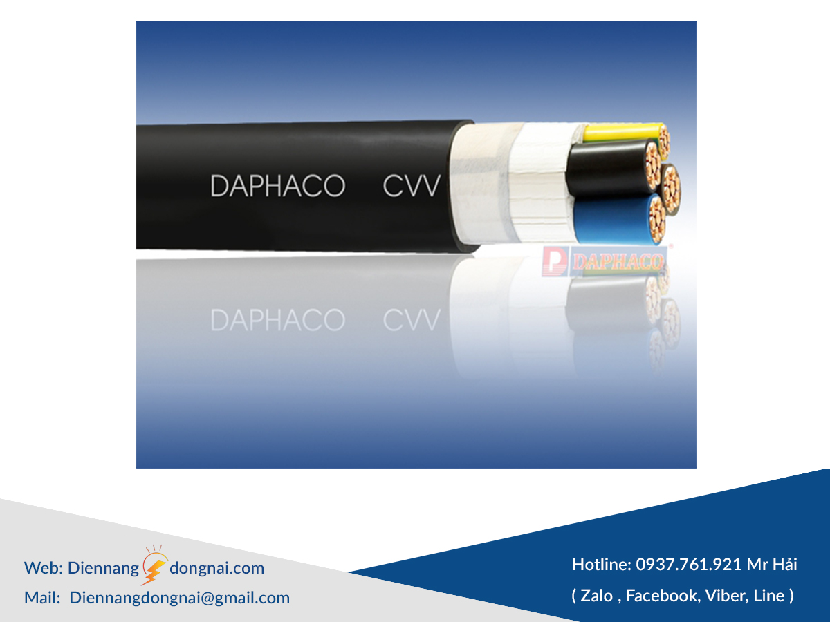 cáp điện daphaco CVV | Day cap dien daphaco CVV | cáp daphaco CVV | dây ...