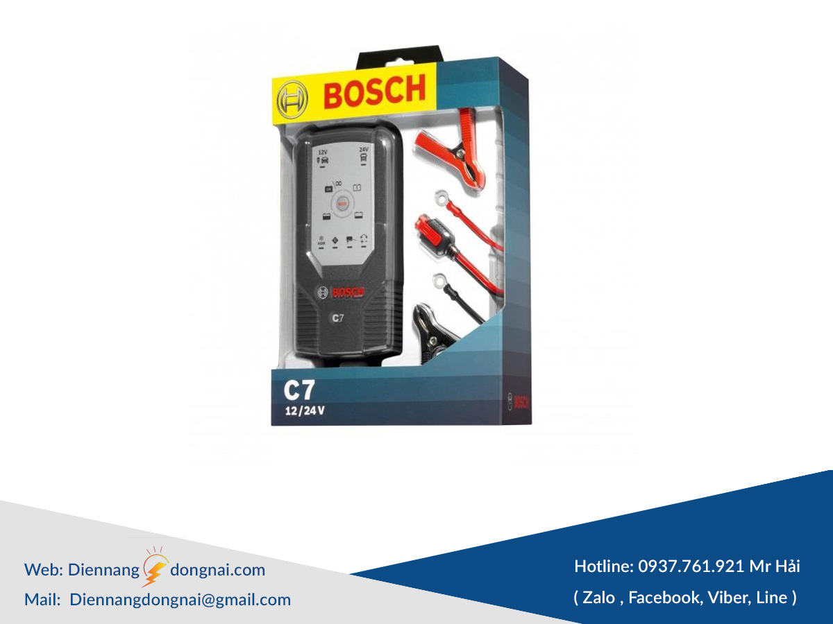Máy sạc ắc quy tự động Bosch - C7